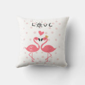 恋のフラミンゴ クッション (裏面)