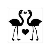 「恋のフラミンゴ」ゴムスタンプ ラバースタンプ (インプリント)