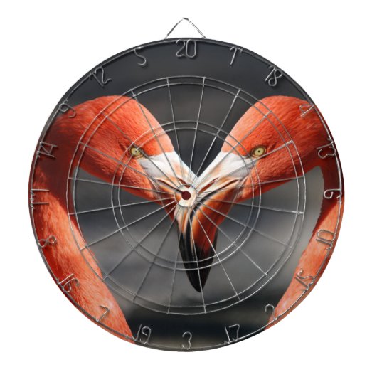 恋のフラミンゴ ダーツボード (正面)