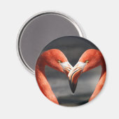 恋のフラミンゴ マグネット (正面/裏面)