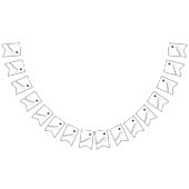 恋のブライダルシャワー バンティングフラッグ (全)