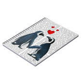 恋のペンギンハート ノートブック (左側)