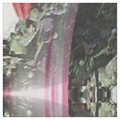恋のユリ….. ファブリック (クローズアップ)