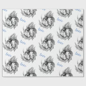 恋のライオン ラッピングペーパー (フラット)