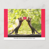 恋のリス ポストカード (正面)