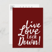 恋のロックを解除！ポストカード インビテーションポストカード (正面/裏面)