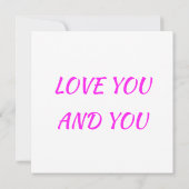 恋のロマンチックな   詩 カード (裏面)