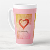 恋の一口 カフェラテマグ (左アングル)