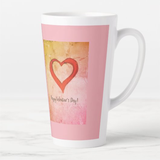 恋の一口 カフェラテマグ (右)