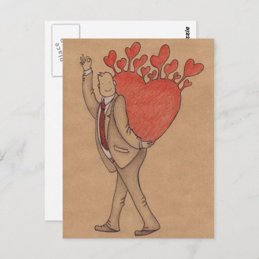 恋の人 ポストカード (正面/裏面)