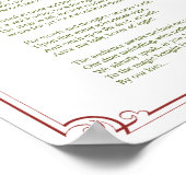 恋の再起 – ロマンチックで面白い詩 – プリント (角)