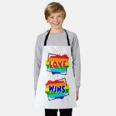 恋の勝利 エプロン (着用した状態)