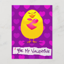 恋の可愛い女はがき ポストカード