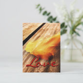 恋の台本はがき落離れち葉書 ポストカード (スタンド正面)