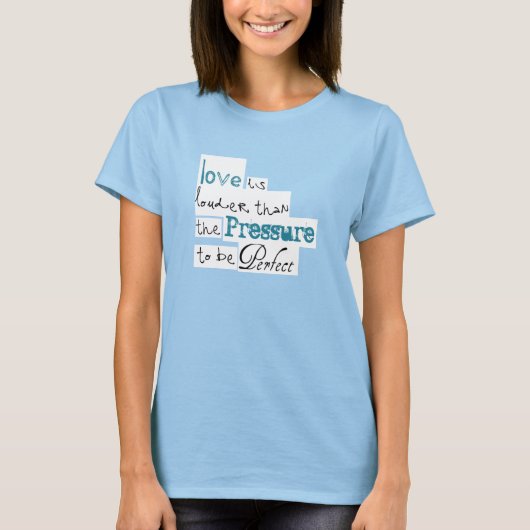 恋の声が大きいTシャツ Tシャツ (正面)