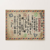 恋の孫|おばあちゃんから孫に宛てた手紙 ジグソーパズル (横)