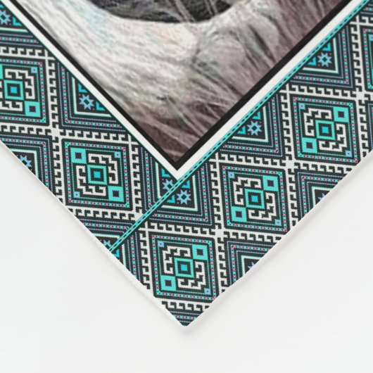 恋の孫|おばあちゃんから孫に宛てた手紙 フリースブランケット (角)