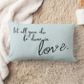 恋の引用文 ランバークッション (ブランケット)