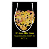 恋の引用文：小さなことだけど… スモールペーパーバッグ (正面)