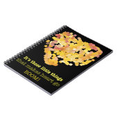 恋の引用文:小さなことだけど… ノートブック (左側)