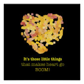 恋の引用文:小さなことだけど… ポスター (正面)