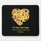 恋の引用文:小さなことだけど… マウスパッド (正面)