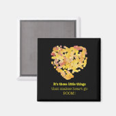 恋の引用文:小さなことだけど… マグネット (正面/裏面)