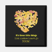 恋の引用文:小さなことだけど… マグネット (正面)