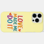 恋の情けでこうなる | ロマンカラフルティック引用文 Case-Mate iPhoneケース (裏面 (横))