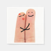 恋の指 スタンダードカクテルナプキン (正面)