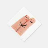 恋の指 スタンダードカクテルナプキン (角)