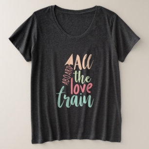 恋の旅の旅 プラスサイズTシャツ