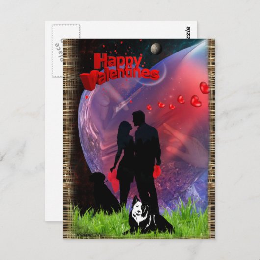 恋の日 ポストカード (正面/裏面)