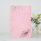 恋の時間を止めフェミニンる 便箋 (スタンド正面)