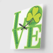 恋の時間！ スクエア壁時計 (傾斜)