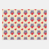 恋の柄 ラッピングペーパーシート (正面2)