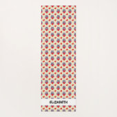 恋の柄 |名前の追加 ヨガマット (裏面)