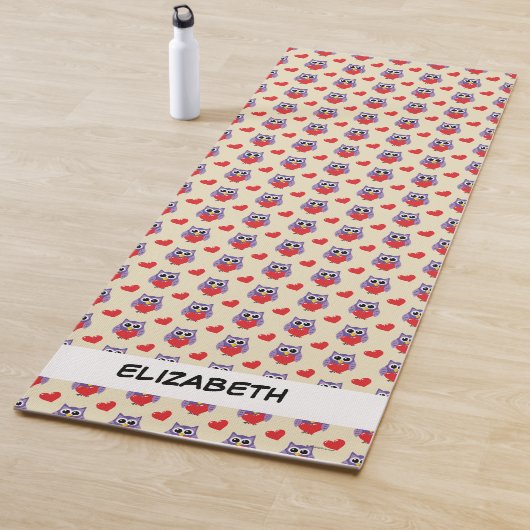 恋の柄 |名前の追加 ヨガマット (インサイチュ)