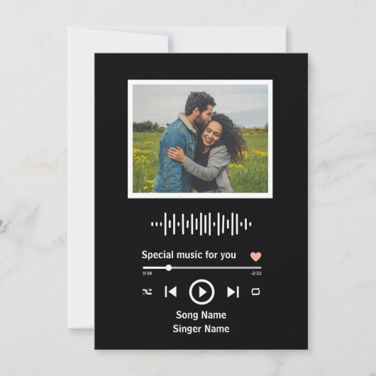 恋の歌バレンタインデーのカード シーズンカード (正面)