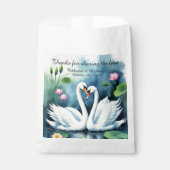 恋の水の色の白蓮結婚湖 フェイバーバッグ (正面)