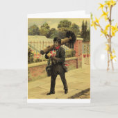 恋の煙突 カード (黄色い花)