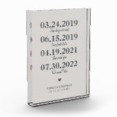 『恋の物語の日付』 フォトブロック (左)