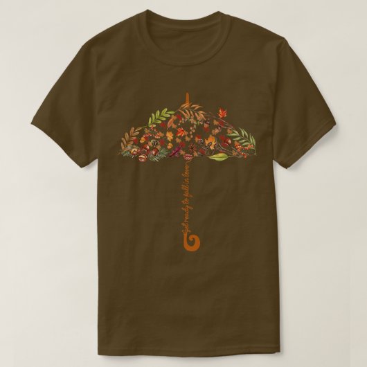 恋の秋に秋の準備をする Tシャツ (デザイン正面)