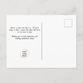 恋の秋の準備は? | 不動産仲介業者プロモーションホーム ポストカード (裏面)