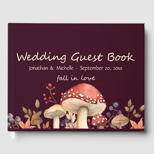 恋の秋秋のキノコと植物結婚 ゲストブック (正面)