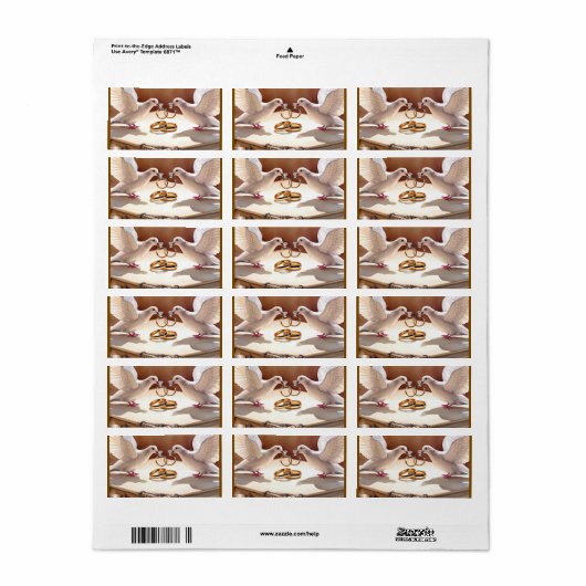 恋の統一 ラベル (フルシート)