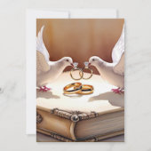 恋の統一 招待状 (正面)