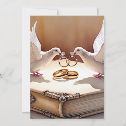 恋の統一 招待状 (正面)