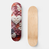 恋の花ハート スケートボード (正面)