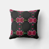 恋の花開き：フルフローラ結婚テーマ クッション (裏面)